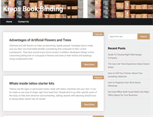 Tablet Screenshot of krepsbookbinding.com